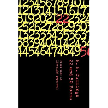 22 and 50 Poems by e. e. cummings - Paperback