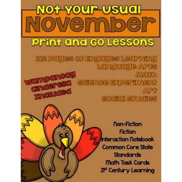 Not Your Usual November Print and Go Lessons - Paperback