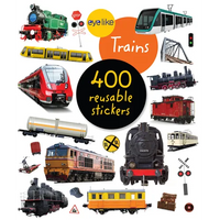 Eyelike Stickers: Trains - Paperback