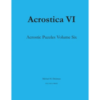 Acrostica VI - Paperback