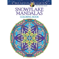 Creative Haven Snowflake Mandalas Coloring Book - Paperback