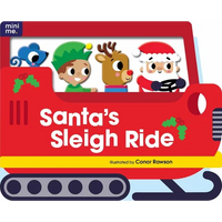 Santa's Sleigh Ride: Shaped Board Book - Board Book