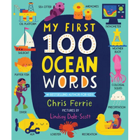 My First 100 Ocean Words - Board Book