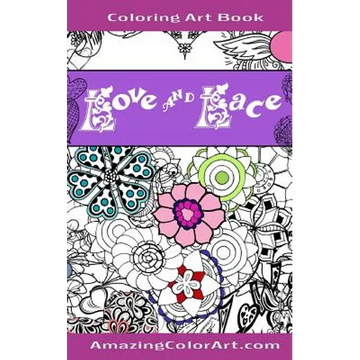 Love and Lace Coloring Art Book - Pocket Size: By Amazing Color Art - Paperback