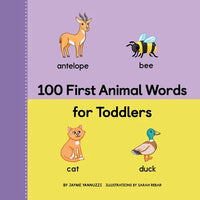 100 First Animal Words for Toddlers - Paperback