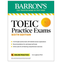 Toeic Practice Exams: 6 Practice Tests + Online Audio, Sixth Edition - Paperback