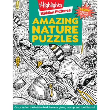 Amazing Nature Puzzles: Explore & Discover with Over 100 Fun Hidden Pictures Nature Puzzles, Celebrate the Wonders of Nature with a Nature Activity Bo - Paperback