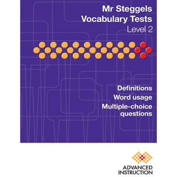 Mr Steggels Vocabulary Tests Level 2 - Paperback