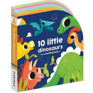 10 Little Dinosaurs: A Counting Book - Board Book