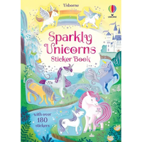 Sparkly Unicorns Sticker Book - Paperback