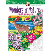 Creative Haven Wonders of Nature Color by Number - Paperback