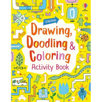 Drawing, Doodling and Coloring Activity Book - Paperback