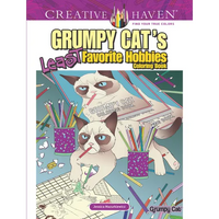 Creative Haven Grumpy Cat's Least Favorite Hobbies Coloring Book - Paperback