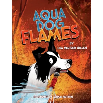 Aqua Dog Flames - Paperback