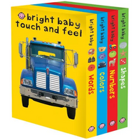 Slipcase (Bright Baby Touch and Feel): Includes Words, Colors, Numbers, and Shapes - Boxed Set
