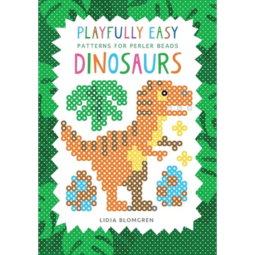 Playfully Easy Patterns for perler beads - DINOSAURS - Paperback