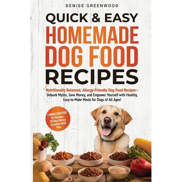 Quick & Easy Homemade Dog Food Recipes: Nutritionally Balanced, Allergy-Friendly Dog Food Recipes-Debunk Myths, Save Money, and Empower Yourself with - Paperback