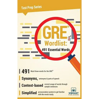 GRE Wordlist: 491 Essential Words - Paperback
