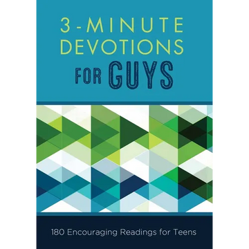 3-Minute Devotions for Guys: 180 Encouraging Readings for Teens - Paperback