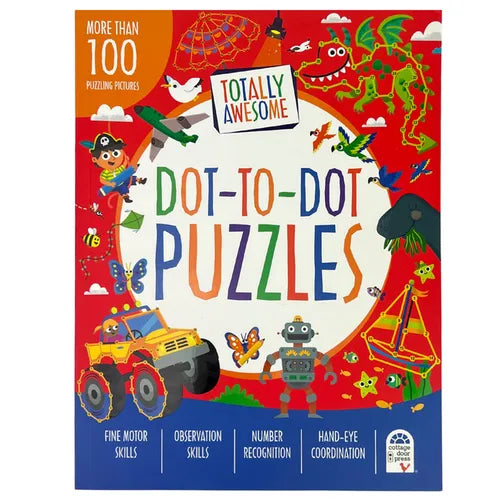 Totally Awesome Dot-To-Dot Puzzles