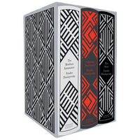 Fyodor Dostoyevsky 3-Book Boxed Set: Crime and Punishment; The Idiot; The Brothers Karamazov - Hardcover