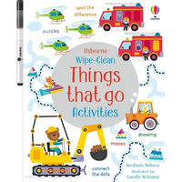Wipe-Clean Things That Go Activities - Paperback