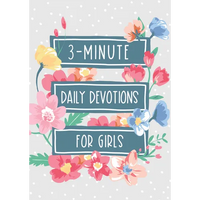 3-Minute Daily Devotions for Girls - Paperback
