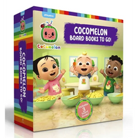 Cocomelon Board Books to Go! (Boxed Set): Pasta Party!; I Like My Name; Let's Meet the Doctor! - Board Book