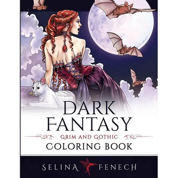 Dark Fantasy Coloring Book - Paperback