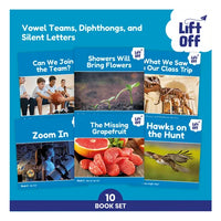 Phonic Books Lift Off Readers Vowel Teams, Diphthongs, and Silent Letters - Paperback