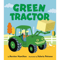 Green Tractor - Board Book