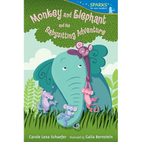 Monkey and Elephant and the Babysitting Adventure: Candlewick Sparks - Paperback