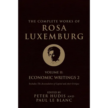 The Complete Works of Rosa Luxemburg, Volume II: Economic Writings 2 - Paperback