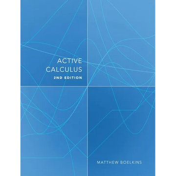 Active Calculus: Single Variable - Paperback