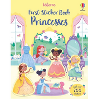 First Sticker Book Princesses - Paperback