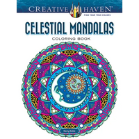 Creative Haven Celestial Mandalas Coloring Book - Paperback