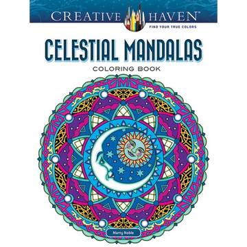 Creative Haven Celestial Mandalas Coloring Book - Paperback