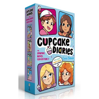 Cupcake Diaries the Graphic Novel Collection 2 (Boxed Set): Katie, Batter Up! Graphic Novel/Mia's Baker's Dozen Graphic Novel/Emma All Stirred Up! Gra - Paperback