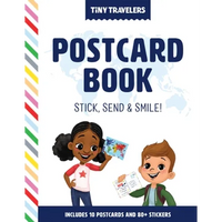 Tiny Travelers Postcard Book: Stick, Send & Smile! - Hardcover