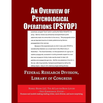 Analysis of Psychological Operations (PSYOP) - Paperback