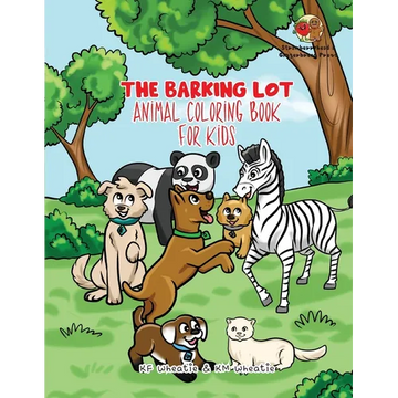 The Barking Lot Animal Coloring Book for Kids: Our enchanting book is bursting with delightful illustrations, from the "colossal" elephant to the "hum - Paperback