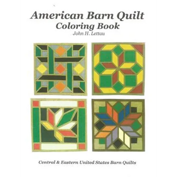 American Barn Quilt Coloring Book - Paperback