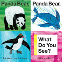 Panda Bear, Panda Bear, What Do You See? Slide and Find (Brown Bear and Friends): An Interactive Board Book Edition of the Classic Eric Carle Picture - Board Book