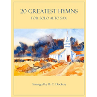 20 Greatest Hymns for Solo Alto Sax - Paperback