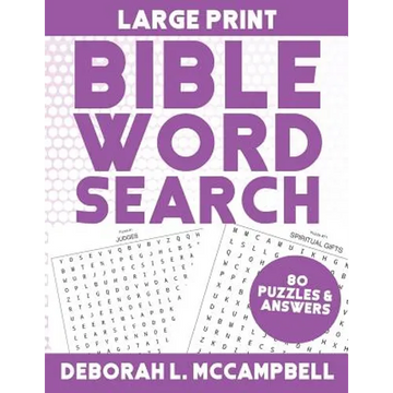 Large Print Bible Word Search: Bible Word Search For Adults and Children - Paperback