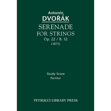 Serenade for Strings, Op.22 / B.52: Study score - Paperback