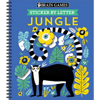 Brain Games - Sticker by Letter: Jungle - Spiral