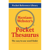Merriam-Webster's Pocket Thesaurus - Newest Edition - Paperback