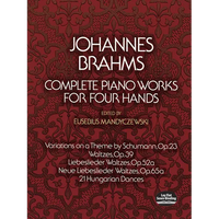 Complete Piano Works for Four Hands - Paperback