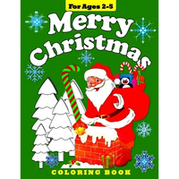 Merry Christmas: Coloring Book for Toddlers and Preschool Children - Paperback